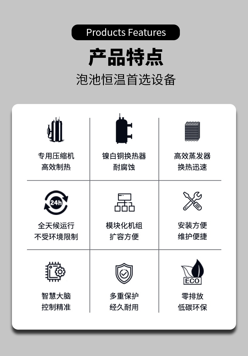 泡池/溫泉熱泵LWH-150PCN